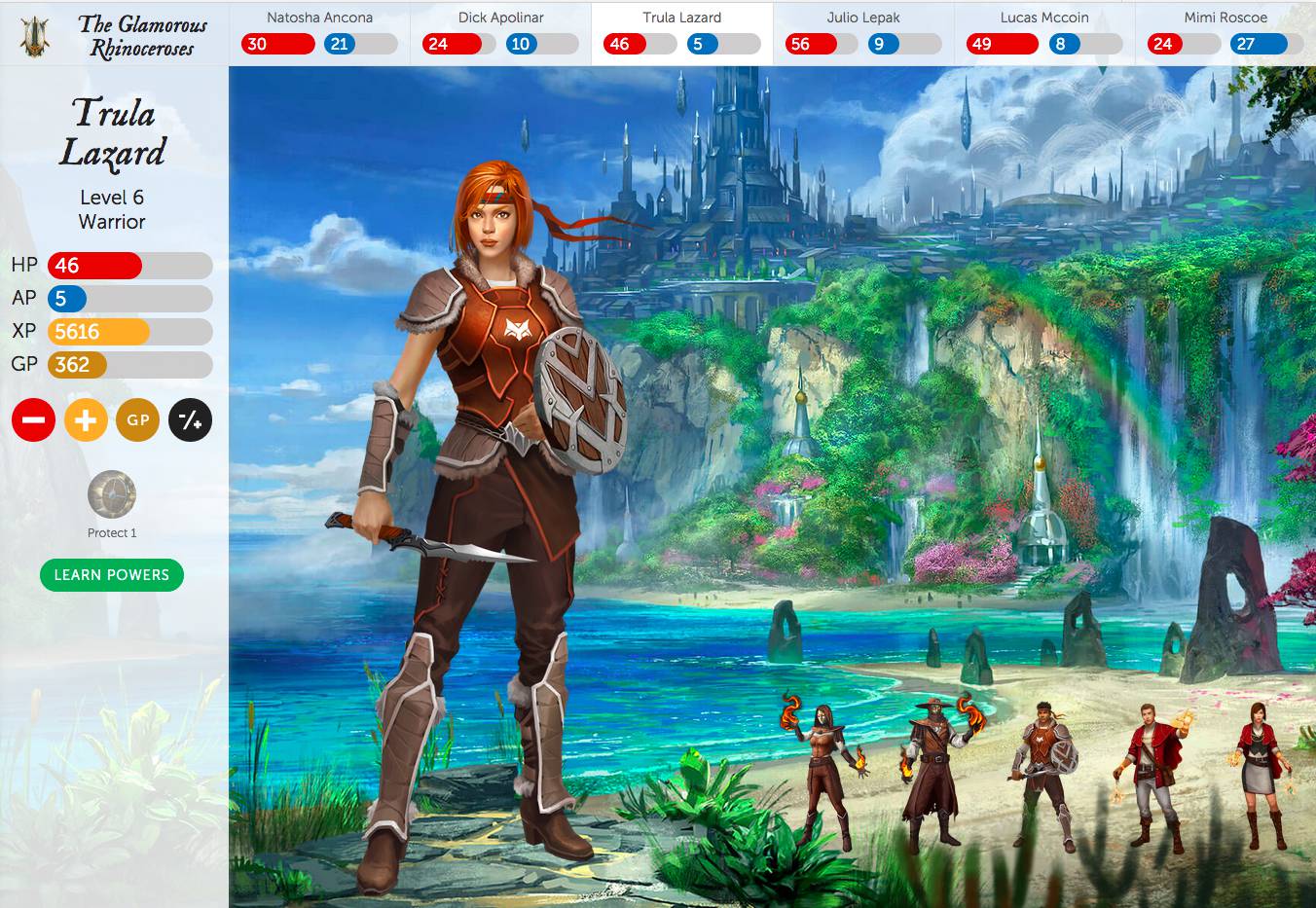 Classcraft student character