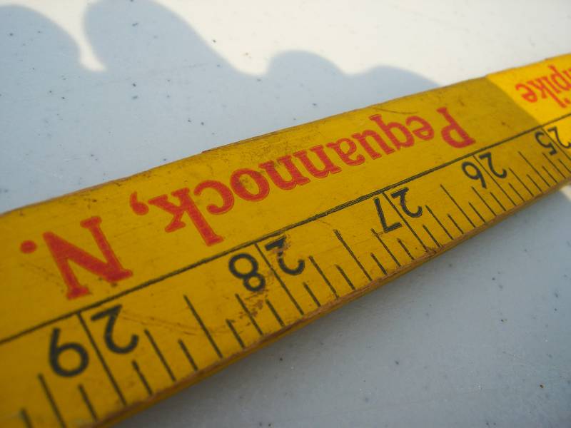 A vintage ruler